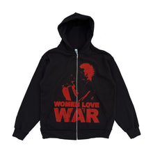 Load image into Gallery viewer, "Women Love War" Zip Up Hoodie